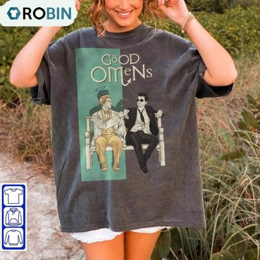Good Omens Comfort Shirt, Good Omens Movie Sweatshirt Long Sleeve