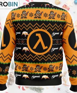 Gordon Freeman Half-Life Ugly Christmas Sweater