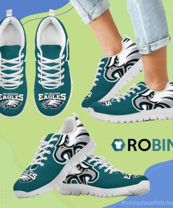 Gorgeous Logo Philadelphia Eagles Breathable Running Sneaker
