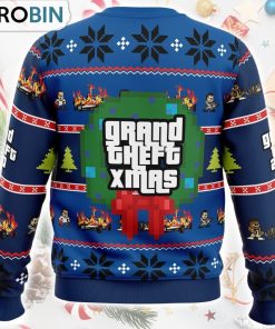 Grand Theft Xmas GTA Ugly Christmas Sweater Grand Theft Xmas GTA Ugly Christmas Sweater