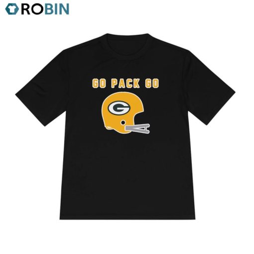 Green Bay Packers Moisture Wicking Shirt, Retro Long Sleeve Short Sleeve