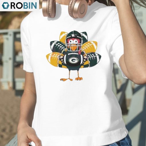 Green Bay Packers Turkey Thanksgiving Shirt