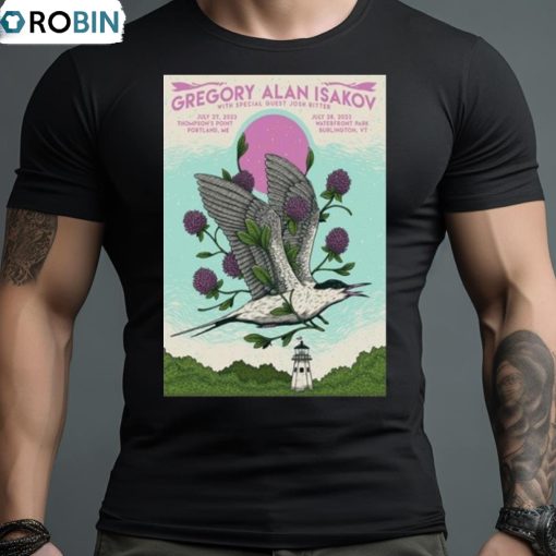Gregory Alan Isakov Poster July 27+28 2023 Appaloosa Bones Tour 2023 Poster Shirt
