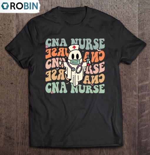 Groovy Cna Nurse Funny Halloween Certified Nursing Assistant Unisex Shirt