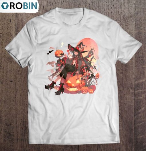 Halloween Anime Witch Unisex Shirt