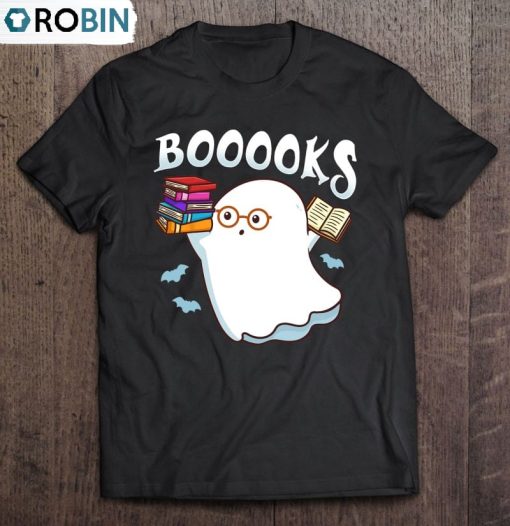 Halloween Books Librarian English Teacher Reader Reading Shirt for Men and Women