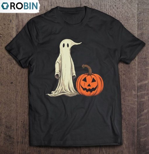 Halloween Cartoon Ghost Unisex Softstyle Unisex Shirt