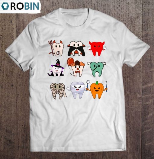 Halloween Dental  Horror Nights 2023 Dental Hygiene Unisex Shirt