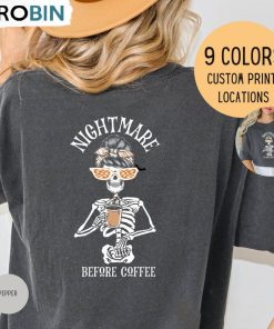 Halloween Funny Skeleton Coffee Shirt, Spooky Mom Tee Tops Unisex Hoodie Halloween Funny Skeleton Coffee Shirt, Spooky Mom Tee Tops Unisex Hoodie