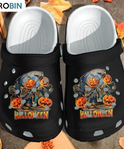 Halloween Ghost Pumpkin Crocs Shoes
