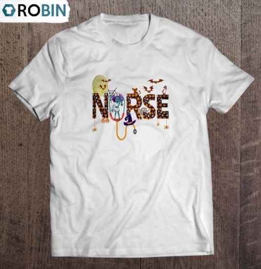 Halloween Nurse Nursing Zombie Boo Health Worker Halloween Unisex Shirt