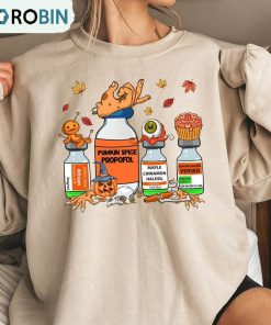 Halloween Nurse Pills Shirt, Halloween Er Nurse Crewneck Unisex Hoodie