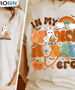 Halloween Nurse Shirt, Spooky Nurse Long Sleeve Short Sleeve