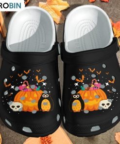 Halloween Penguin Pumpkin Crocs Shoes