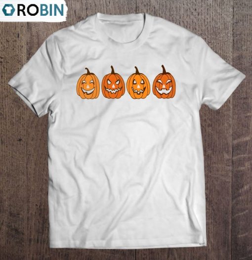 Halloween Pumpkin Jack O Lantern T-Shirt, Long Sleeve, Hoodie
