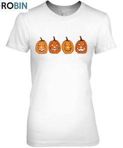 Halloween Pumpkin Jack O Lantern T-Shirt, Long Sleeve, Hoodie
