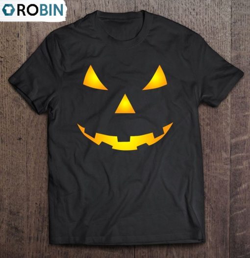 Halloween Pumpkin Smile Unisex Shirt
