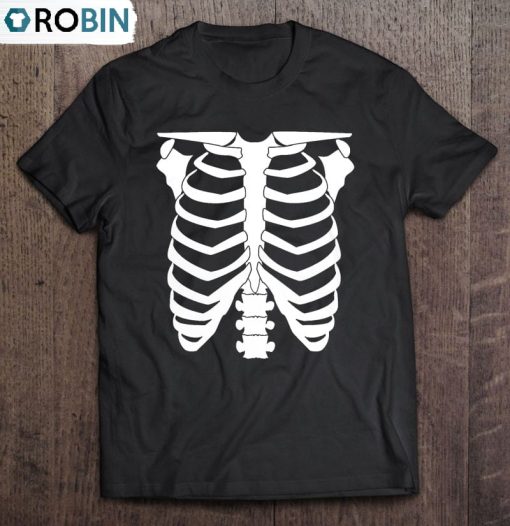 Halloween Skeleton Glow In The Dark Costume Unisex Shirt