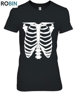 Halloween Skeleton Glow In The Dark Costume Unisex Shirt
