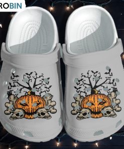 Halloween Skull Pumpkin Tattoo Crocs Shoes Halloween Skull Pumpkin Tattoo Crocs Shoes