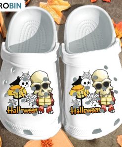 Halloween Turtle Skull Tattoo Crocs Shoes