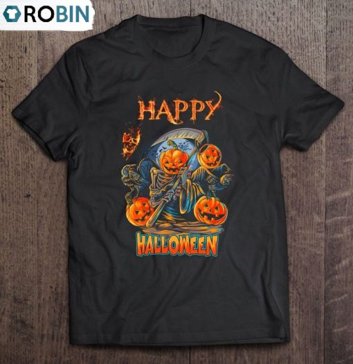 Happy Halloween Shirts Happy Halloween Party Pumpkin Family Unisex Shirt