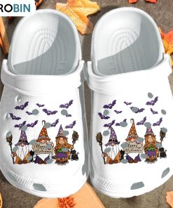 Happy Halloween With Gnomes Witch Crocs Shoes