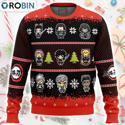 Hashira Demon Slayer Ugly Christmas Sweater
