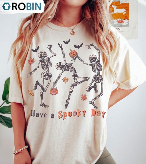 Have A Spooky Day Shirt, Halloween Sweatshirt Long Sleeve