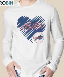 Heart Buffalo Bills Nfl Team Logo Shirt