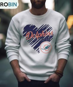 Heart Miami Dolphins Nfl Team Logo Shirt