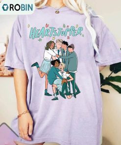 Heartstopper Group Characters Comfort Shirt, Heartstopper Bookish Unisex Shirt