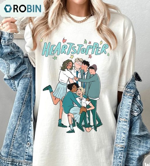 Heartstopper Group Characters Comfort Shirt, Heartstopper Bookish Unisex Shirt