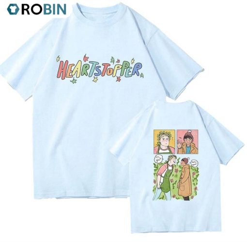 Heartstopper Leaves Shirt, Leaves Nick And Charlie Boy Meets Boy Short Sleeve Long Sleeve