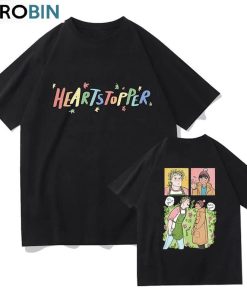 Heartstopper Leaves Shirt, Leaves Nick And Charlie Boy Meets Boy Short Sleeve Long Sleeve