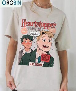 Heartstopper Mini Comic Shirt, Vintage Heartstopper Unisex T-shirt Crewneck