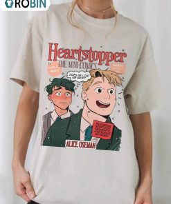 Heartstopper Mini Comic Shirt, Vintage Heartstopper Unisex T-shirt Crewneck