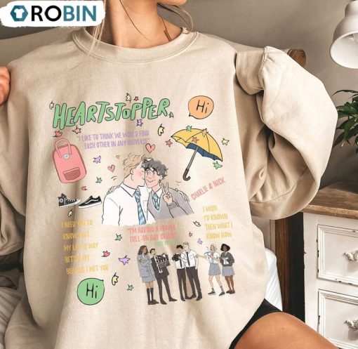 Heartstopper Nick Nelson Shirt, Lgbt Pride Sweatshirt Unisex Hoodie