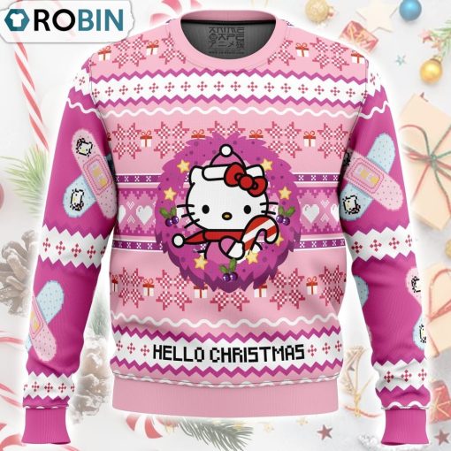 Hello Christmas Hello Kitty Ugly Christmas Sweater