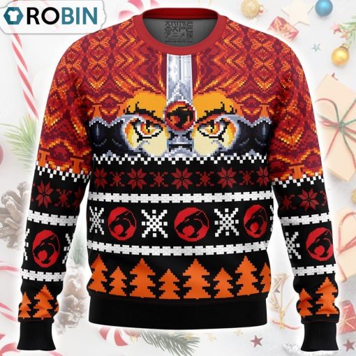 Ho Ho Hooo Holiday Thundercats Ugly Christmas Sweater