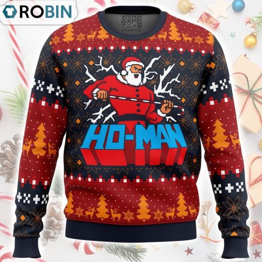Ho-Man Santa Claus Ugly Christmas Sweater