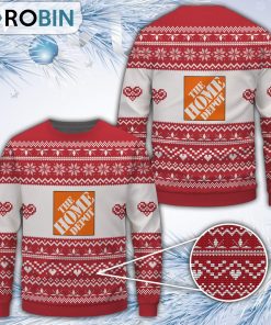 Home Depot Merry Christmas All Over Print Ugly Sweater