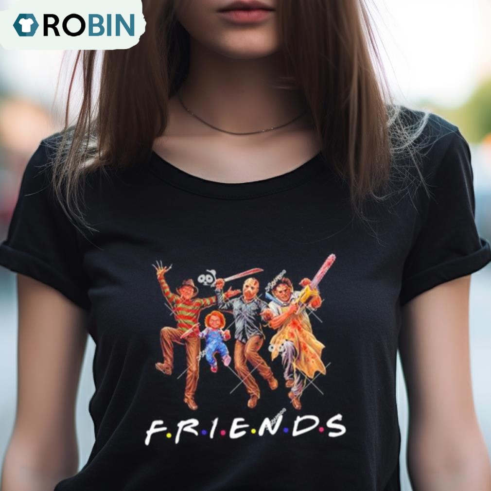 Horror Movie Friends 90s Halloween 2023 Shirt - RobinPlaceFabrics