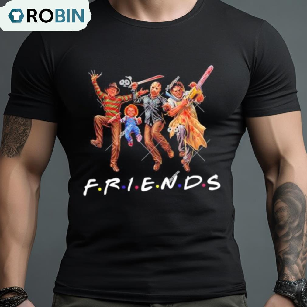 Horror Movie Friends 90s Halloween 2023 Shirt - RobinPlaceFabrics