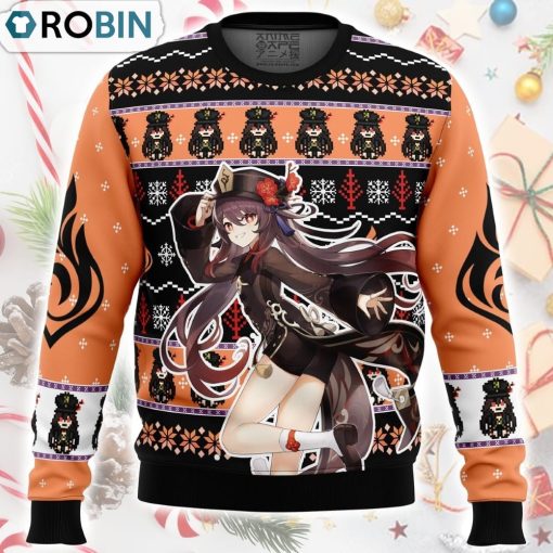 Hu Tao Genshin Impact Ugly Christmas Sweater