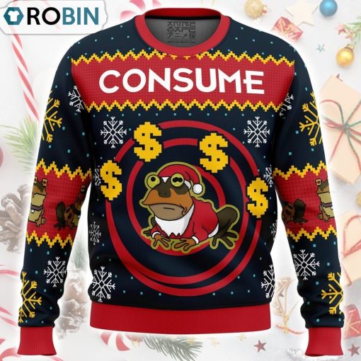 Hypnotoad Consume Futurama Ugly Christmas Sweater