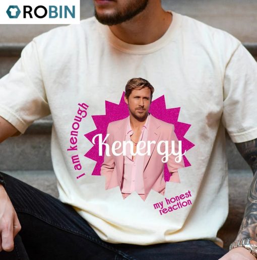 I Am Kenough Cute Shirt, Barbi Movie Cool Design Long Sleeve Tee Tops