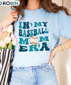 In My Baseball Mom Era Shirt, Baseball Team Baseball Fan Crewneck Unisex Hoodie