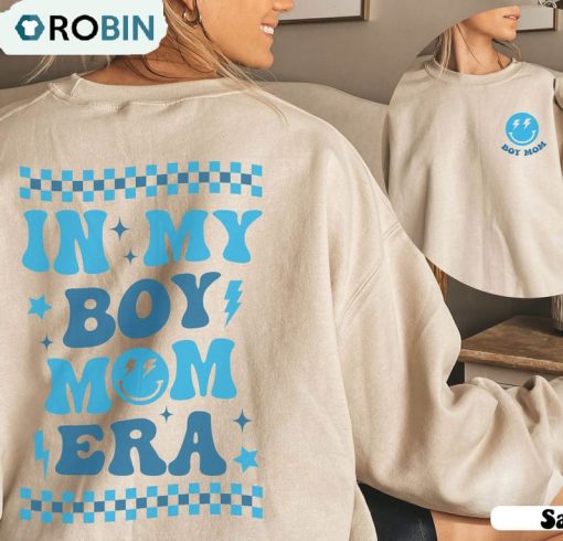 In My Boy Mom Era Cute Shirt, Boy Mom Club Unisex Shirt
