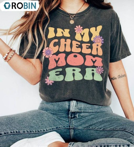 In My Cheer Mom Era Trendy Long Sleeve Crewneck